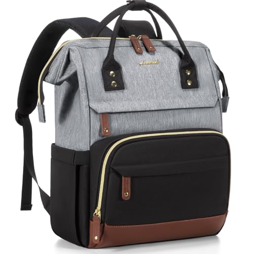 VSNOON Laptop Backpack for Women, 15.6 Inch Work Business Backpacks Purse With Large Capacity, Waterproof Nurse Bag College Bookbag for School, Waterproof Casual Daypack for Travel