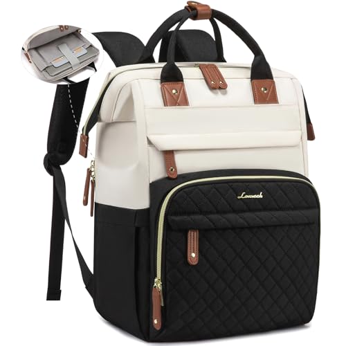 VSNOON Laptop Backpack for Women, 15.6'' Waterproof Nurse Bag Teacher Work Backpack Purse for Women, Travel Computer Backpack for College Office Business Ladies